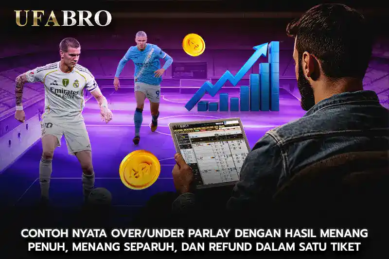 Contoh Nyata OverUnder Parlay dengan Hasil Menang Penuh Menang Separuh dan Refund dalam Satu Tiket
